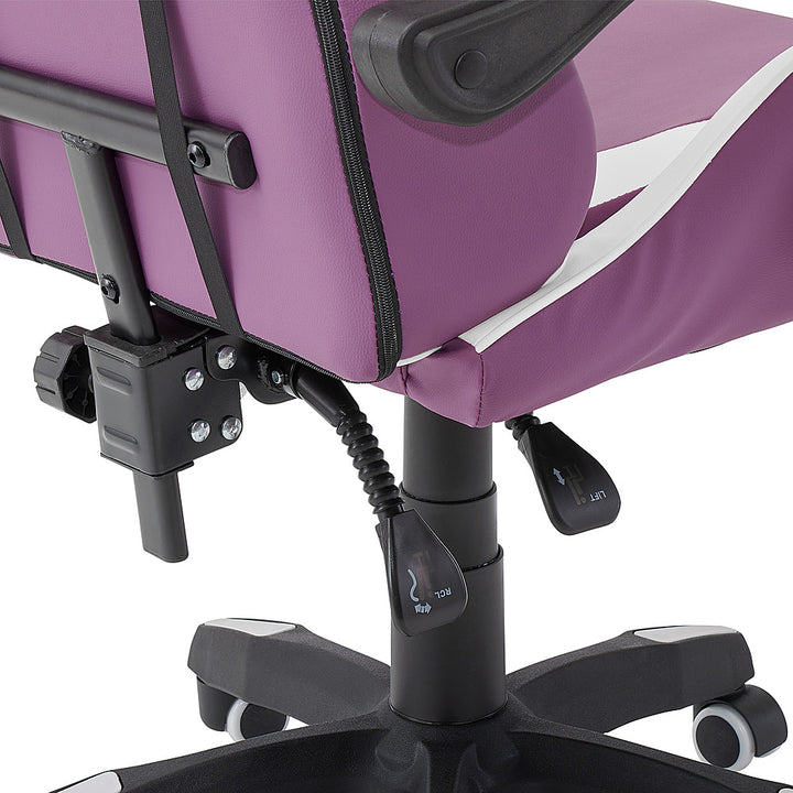 CorLiving - Ravagers Gaming Chair - Purple and White_4