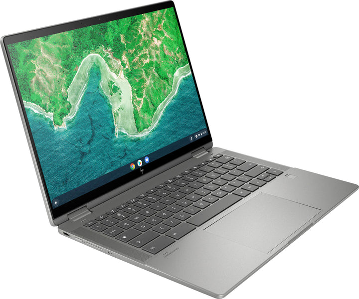 HP - 14" 2-in-1 Wide Ultra XGA Touch-Screen Chromebook - Intel Core i3 - 8GB Memory - 128GB SSD - Mineral Silver_2