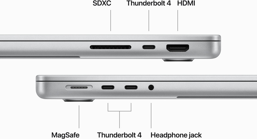 Apple - MacBook Pro 14" Laptop - M3 Max chip - 36GB Memory - 1TB SSD (Latest Model) - Silver_3