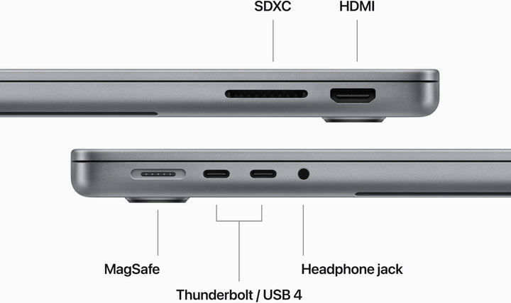 Apple - MacBook Pro 14" Laptop - M3 chip - 8GB Memory - 512GB SSD (Latest Model) - Space Gray_3