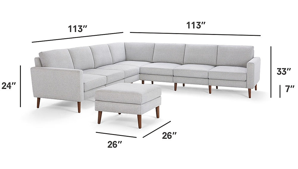 Burrow - Mid-Century Nomad 7-Seat Corner Sectional with Ottoman - Charcoal_2