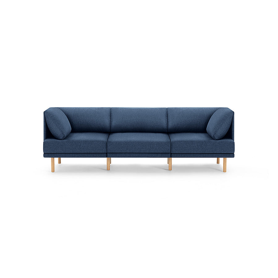 Burrow - Contemporary Range 3-Seat Sofa - Navy Blue_0