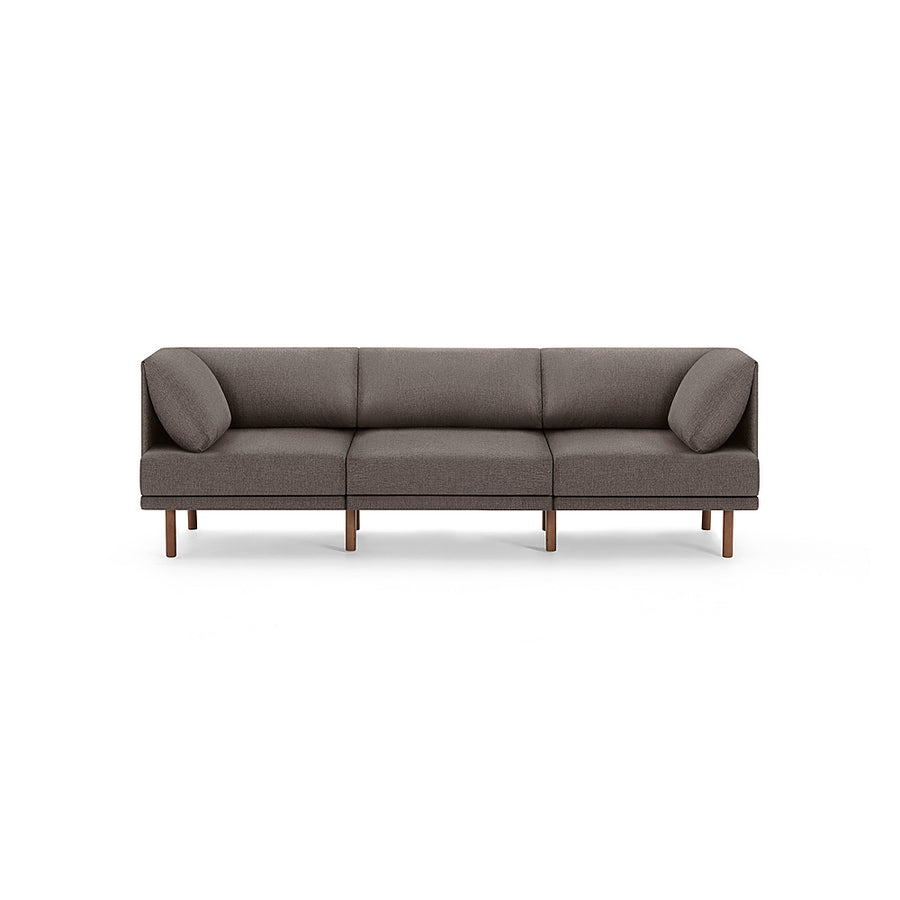 Burrow - Contemporary Range 3-Seat Sofa - Heather Charcoal_0