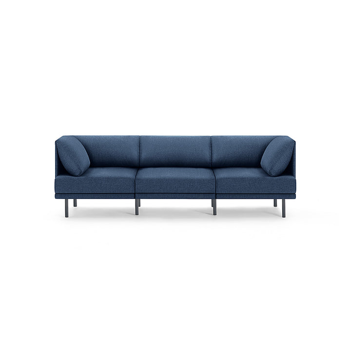 Burrow - Contemporary Range 3-Seat Sofa - Navy Blue_0
