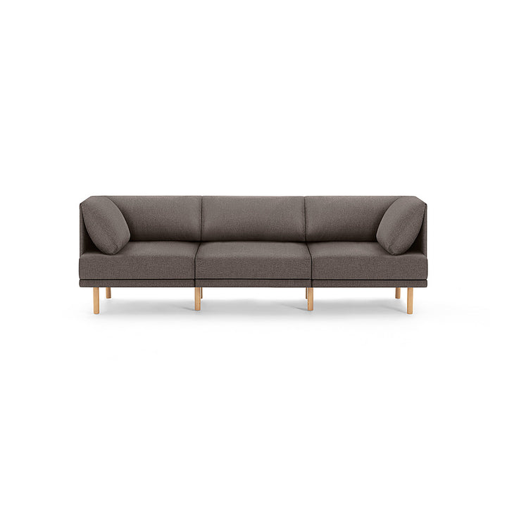 Burrow - Contemporary Range 3-Seat Sofa - Heather Charcoal_0