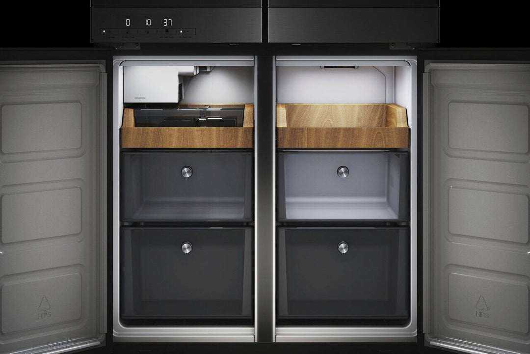 KitchenAid - 19.4 Cu. Ft. Bottom-Freezer 4-Door French Door Refrigerator - PrintShield Finish Stainless Steel_6