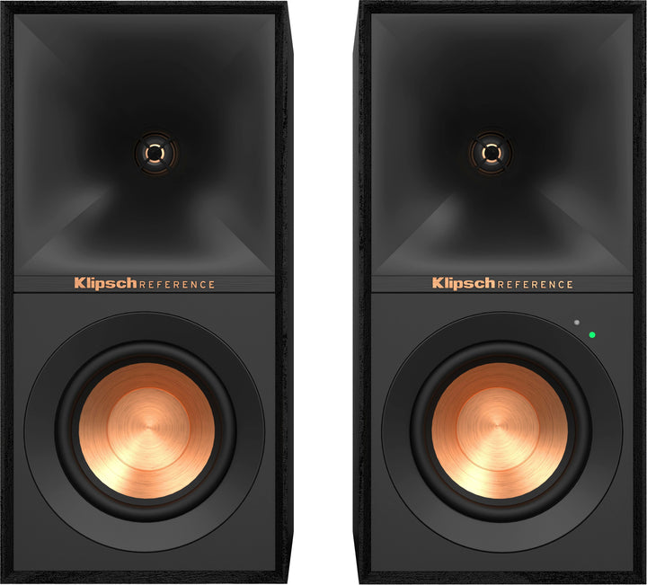 Klipsch - Reference 4" 35W 2-Way Powered Speakers (Pair) - black_0