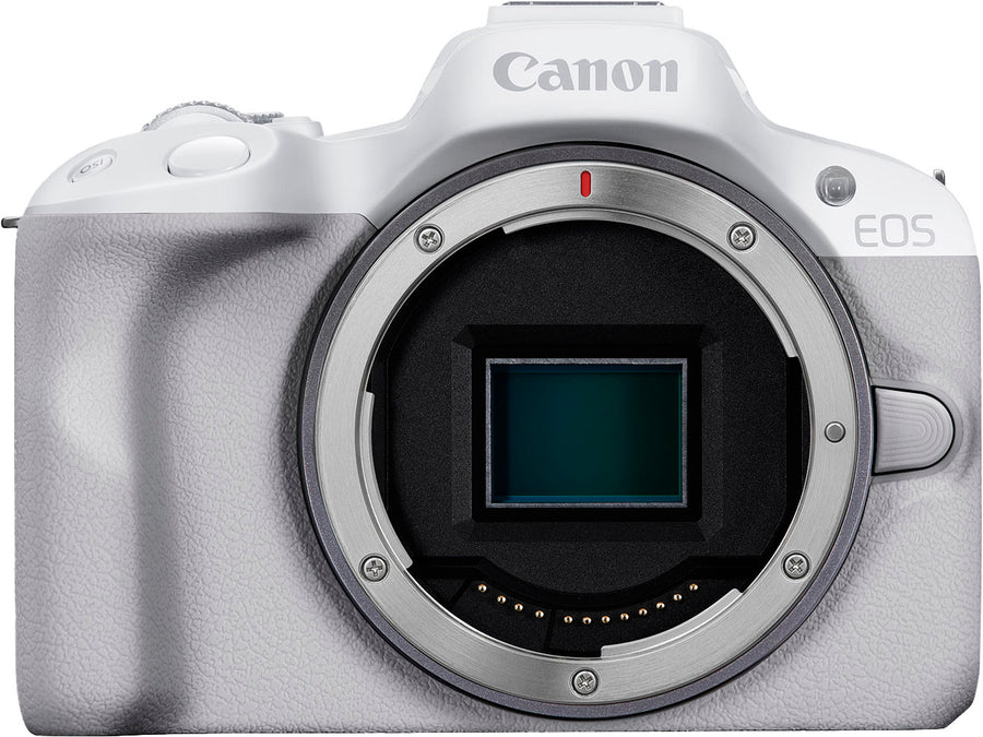 Canon - EOS R50 4K Video Mirrorless Camera (Body Only) - White_0