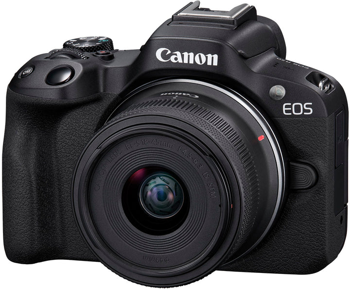 Canon - EOS R50 4K Video Mirrorless Camera with RF-S 18-45mm f/4.5-6.3 IS STM Lens - Black_2