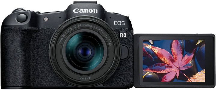 Canon - EOS R8 4K Video Mirrorless Camera with RF 24-50mm f/4.5-6.3 IS STM Lens - Black_4