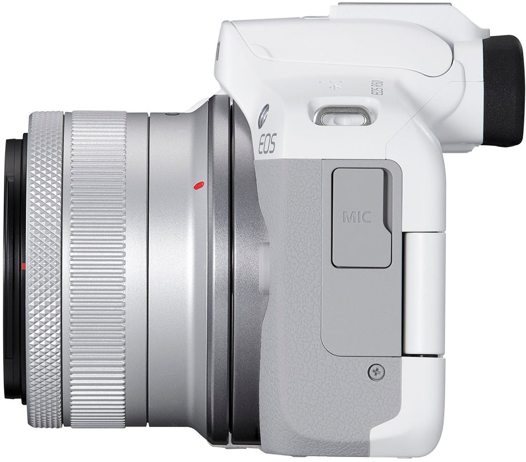 Canon - EOS R50 4K Video Mirrorless Camera with RF-S 18-45mm f/4.5-6.3 IS STM Lens - White_11