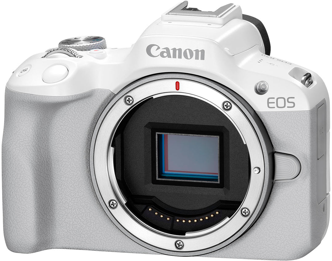 Canon - EOS R50 4K Video Mirrorless Camera with RF-S 18-45mm f/4.5-6.3 IS STM Lens - White_9