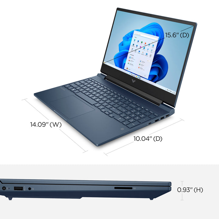 HP - Victus 15.6" Full HD 144Hz Gaming Laptop - Intel Core i5-13420H - 8GB Memory - NVIDIA GeForce RTX 3050 - 512GB SSD - Performance Blue_9