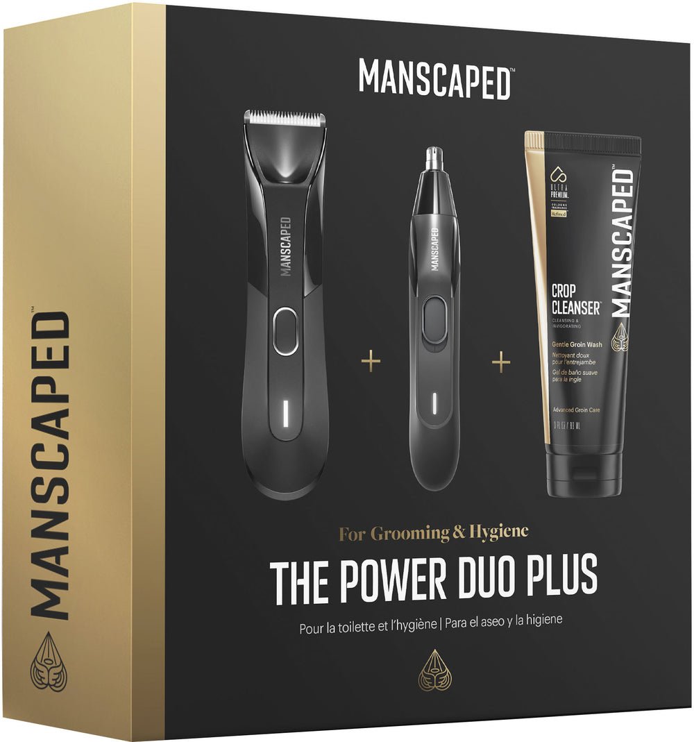 Manscaped - Power Duo Plus - Lawn Mower 4.0 and Weed Whacker 2.0 Hair Trimmers - Black_1