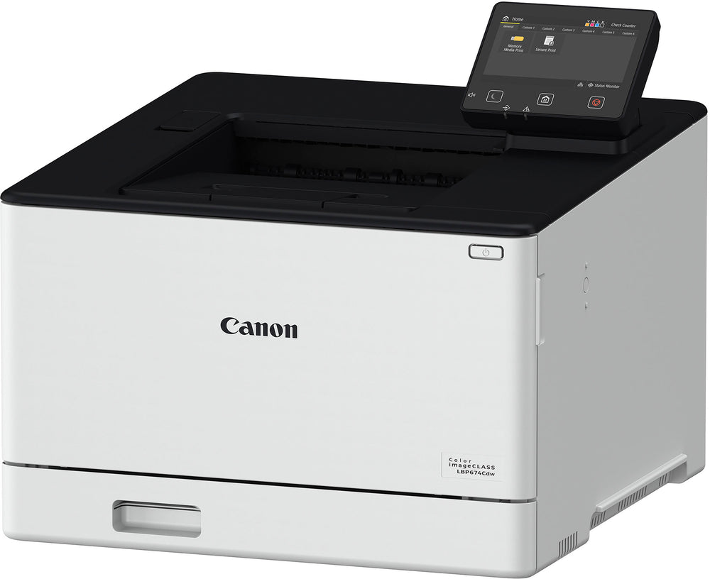 Canon - imageCLASS LBP674Cdw Wireless Color Laser Printer - White_1