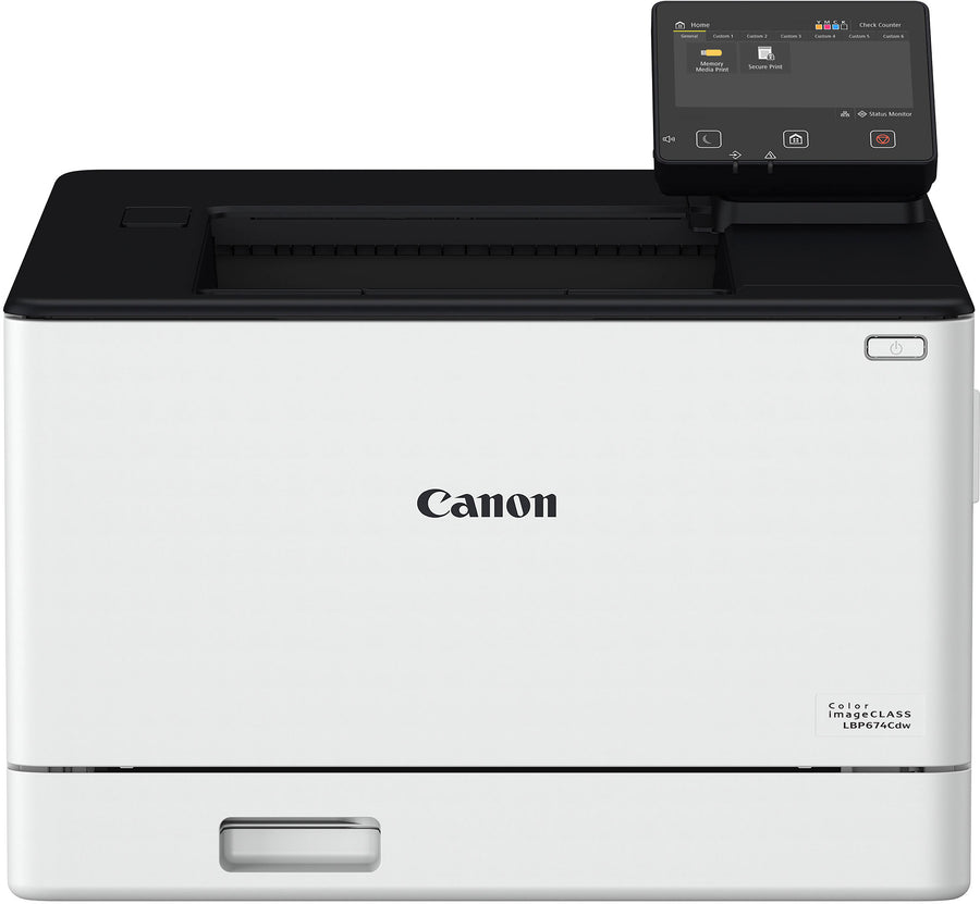 Canon - imageCLASS LBP674Cdw Wireless Color Laser Printer - White_0