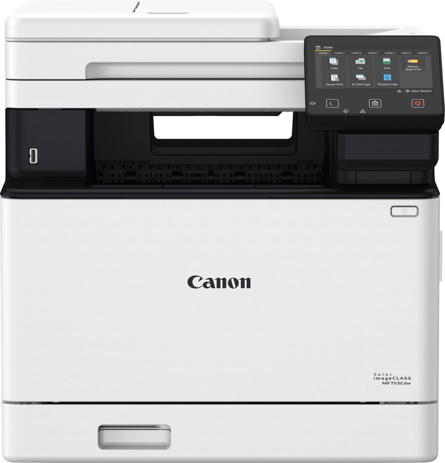 Canon - imageCLASS MF753Cdw Wireless Color All-In-One Laser Printer with Fax - White_0
