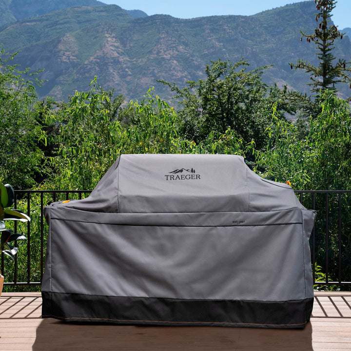 Traeger Grills - Full Length Grill Cover - Ironwood XL - Gray_2