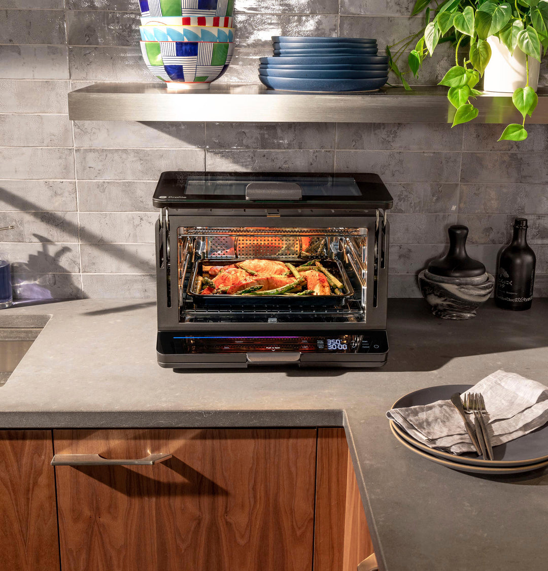 GE Profile - Smart Oven with No Preheat, Air Fry and Built-in WiFi - Black_12