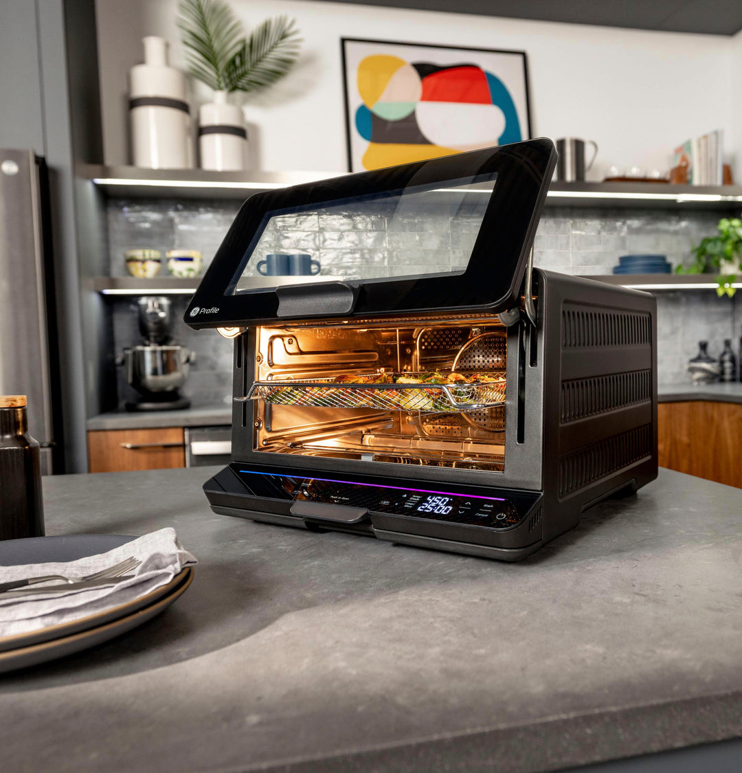 GE Profile - Smart Oven with No Preheat, Air Fry and Built-in WiFi - Black_6