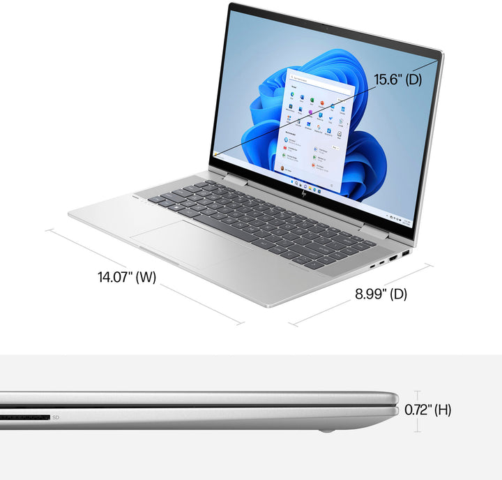 HP - ENVY 2-in-1 15.6" Full HD Touch-Screen Laptop - Intel Core i5 - 8GB Memory - 256GB SSD - Natural Silver_8