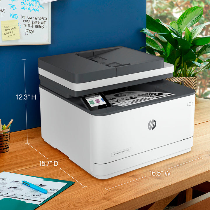 HP - LaserJet Pro MFP 3101fdw Wireless Black-and-White All-in-One Laser Printer_5