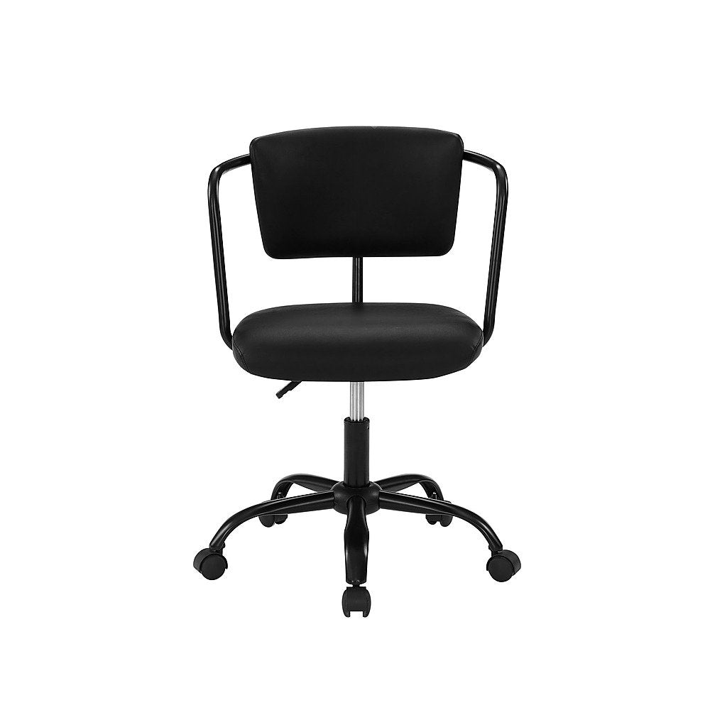 Walker Edison - Modern Office Chair with Arms - Black_0