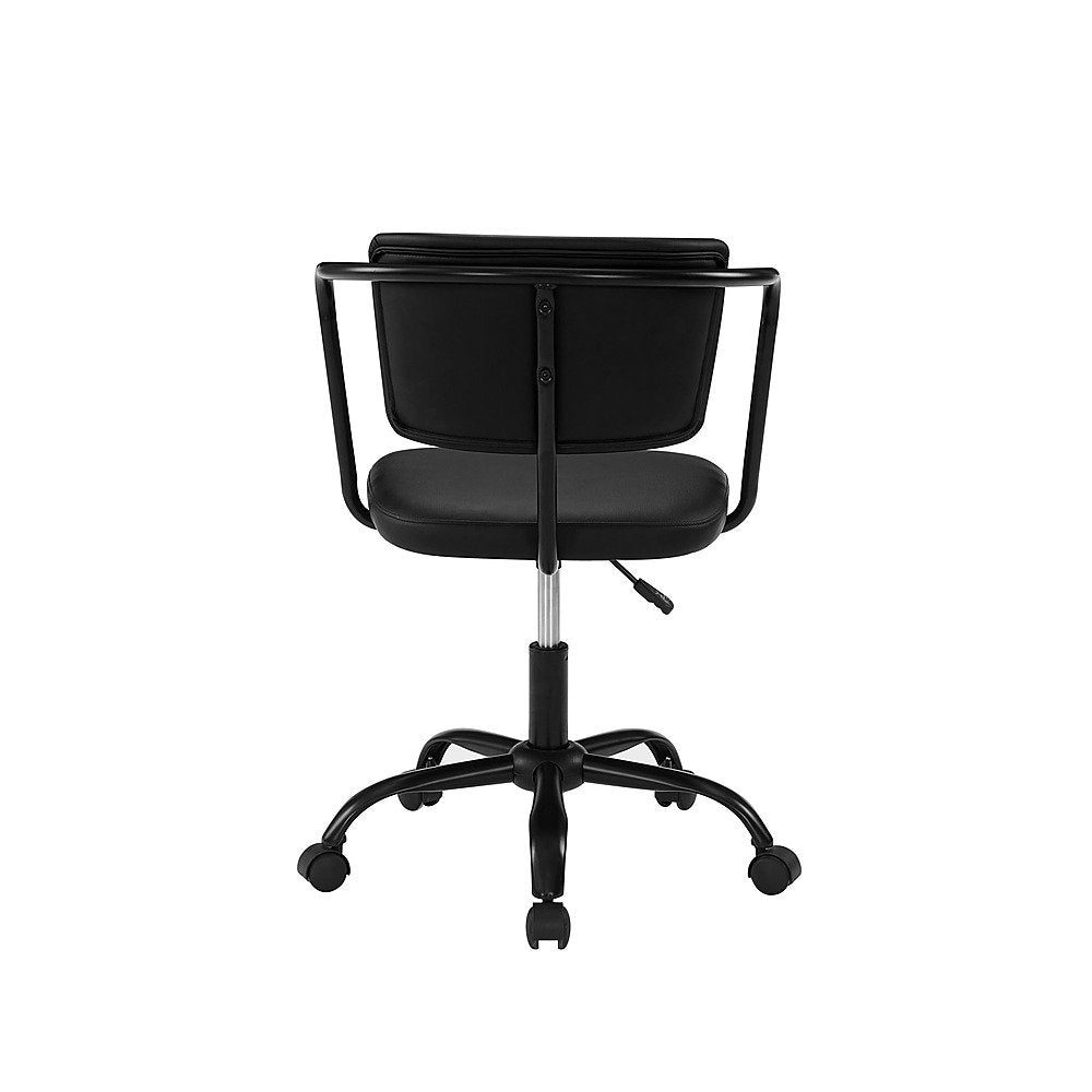 Walker Edison - Modern Office Chair with Arms - Black_5