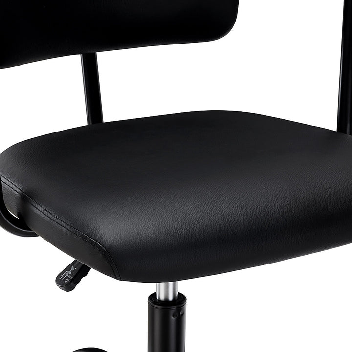 Walker Edison - Modern Office Chair with Arms - Black_7