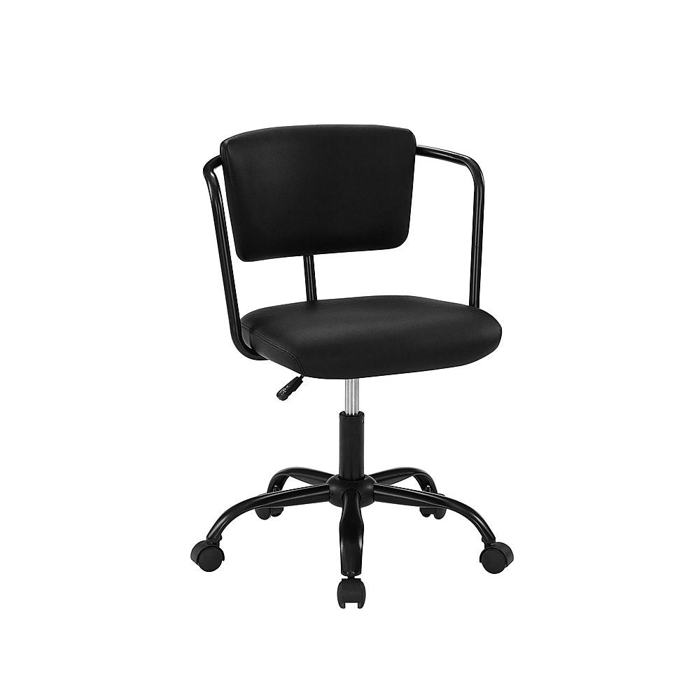 Walker Edison - Modern Office Chair with Arms - Black_2