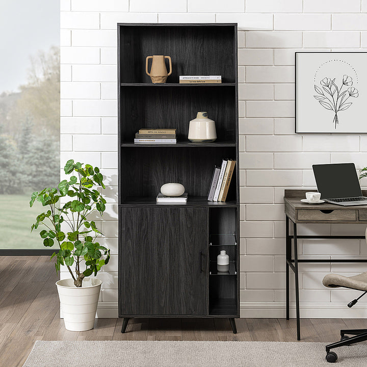 Walker Edison - Mid-Century Modern Bookcase - Graphite_10