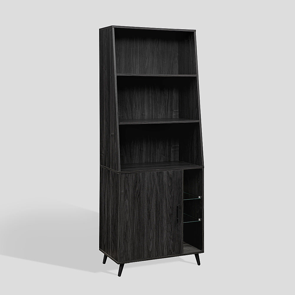 Walker Edison - Mid-Century Modern Bookcase - Graphite_2