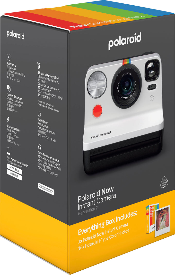 Polaroid - Now Instant Film Camera Bundle  Generation 2 - Black & White_5