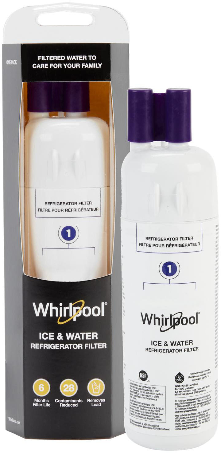 Whirlpool Refrigerator Water Filter 1 - WHR1RXD1, Single-Pack - White_0