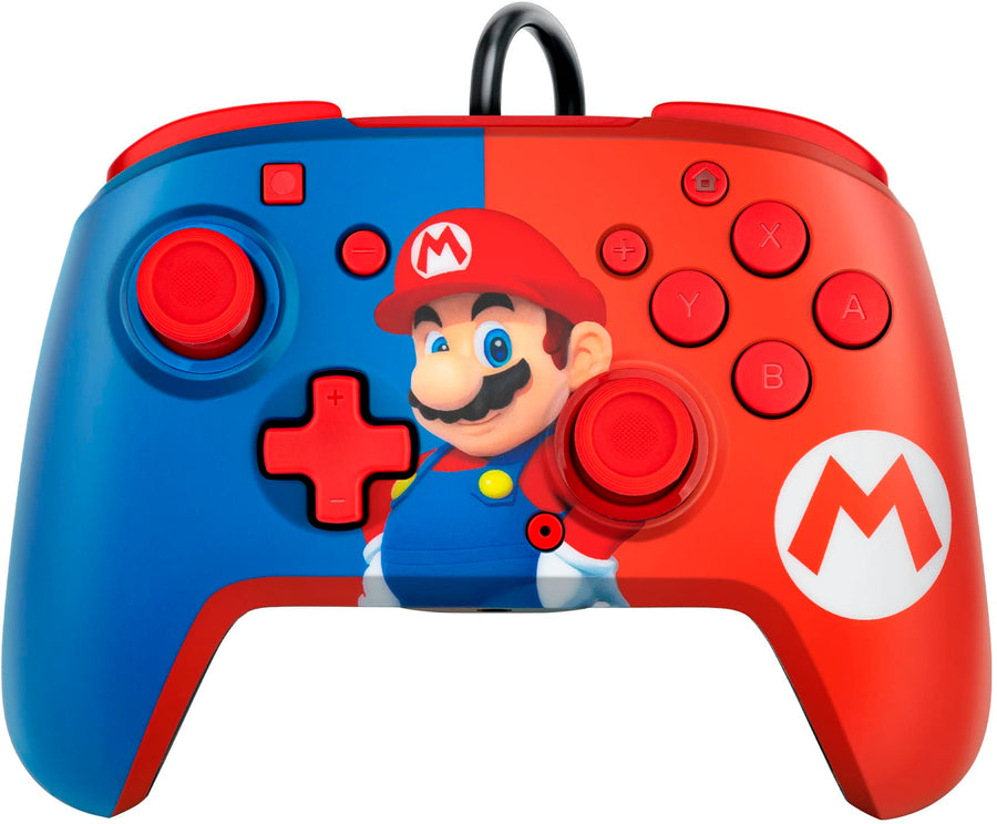 PDP - REMATCH Wired Controller: Power Pose Mario for Nintendo Switch, Nintendo Switch - OLED Model_0