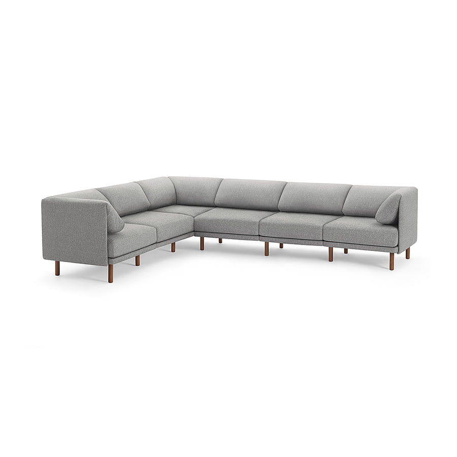 Burrow - Contemporary Range 6-Seat Sectional - Stone Gray_0