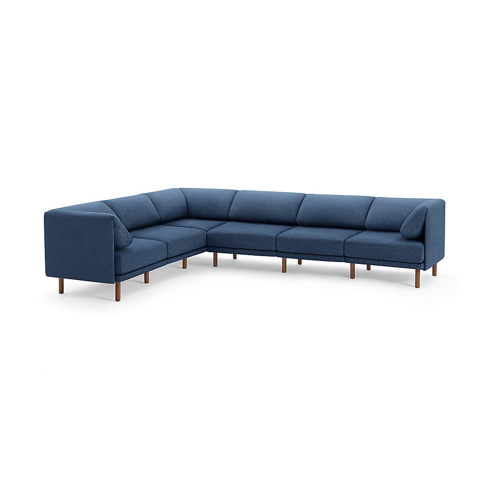 Burrow - Contemporary Range 6-Seat Sectional - Navy Blue_0