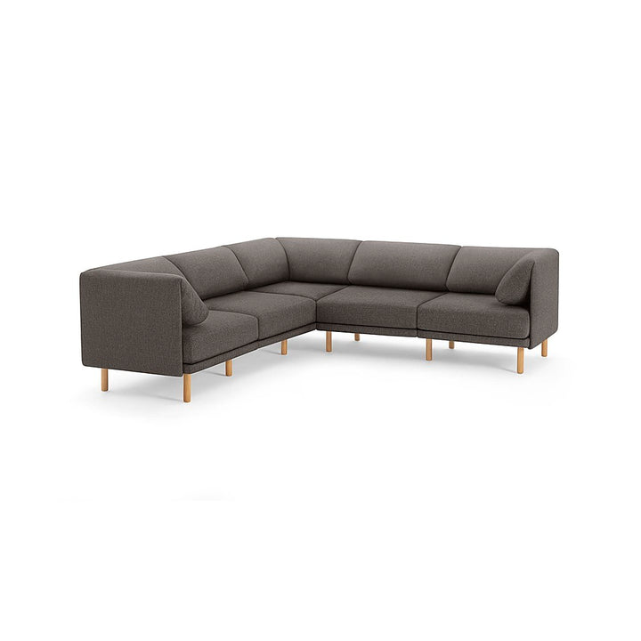 Burrow - Contemporary Range 5-Seat Sectional - Heather Charcoal_0