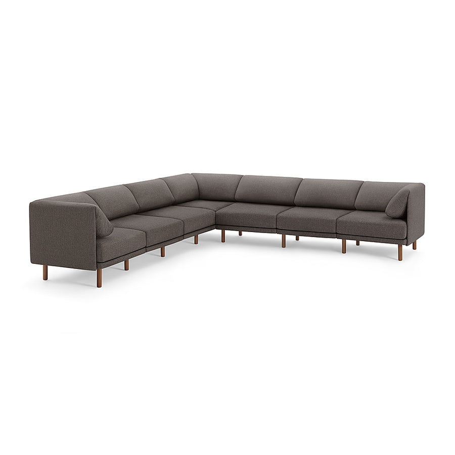 Burrow - Contemporary Range 7-Seat Sectional - Heather Charcoal_0