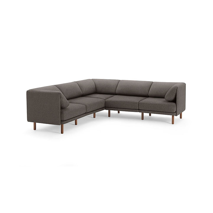 Burrow - Contemporary Range 5-Seat Sectional - Heather Charcoal_0
