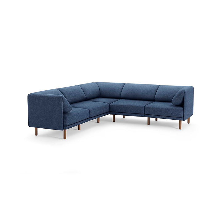 Burrow - Contemporary Range 5-Seat Sectional - Navy Blue_0