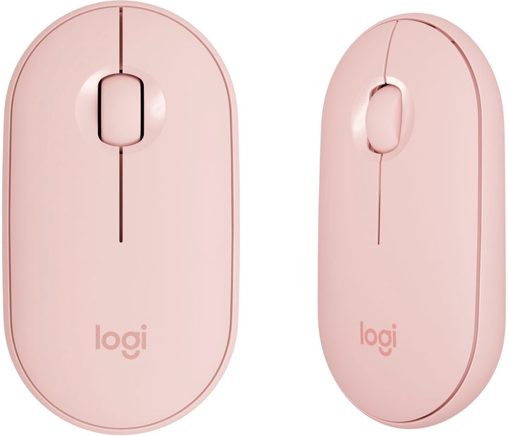 Logitech - MK470 Full-size Wireless Scissor Keyboard and Mouse Bundle for Windows with Quiet clicks - Rose_5
