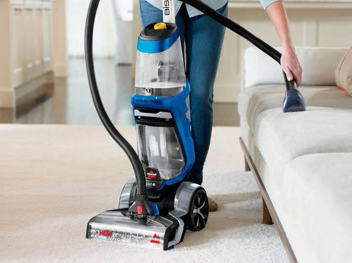 BISSELL - ProHeat 2X Revolution Corded Upright Deep Cleaner - Silver Gray/Cobalt Blue_4