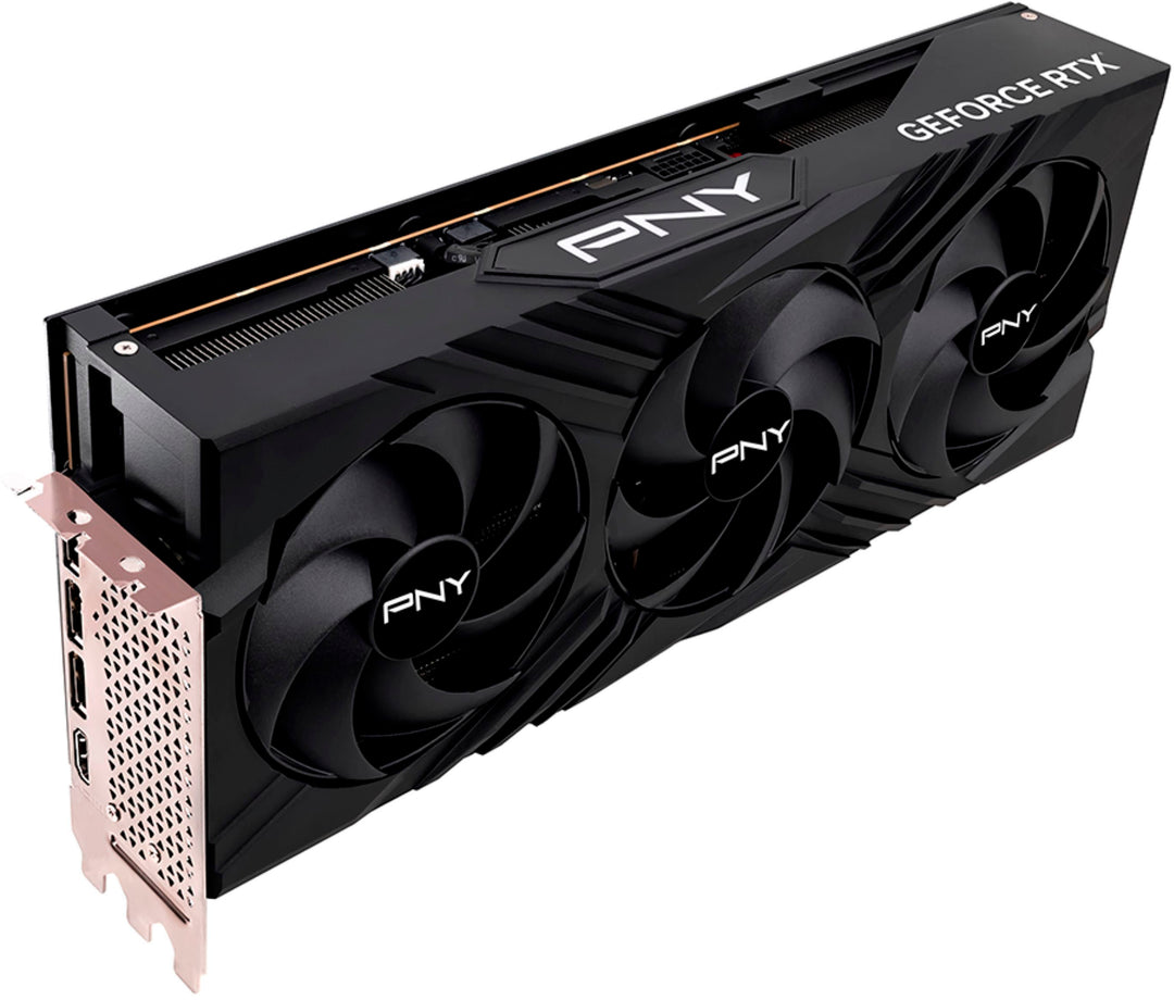 PNY - NVIDIA GeForce RTX 4090 24GB GDDR6X PCI Express 4.0 Graphics Card with Triple Fan and DLSS 3 - Black_9