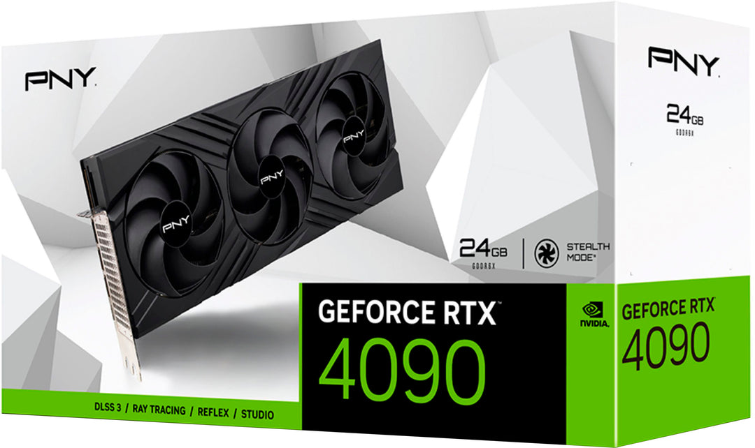 PNY - NVIDIA GeForce RTX 4090 24GB GDDR6X PCI Express 4.0 Graphics Card with Triple Fan and DLSS 3 - Black_2