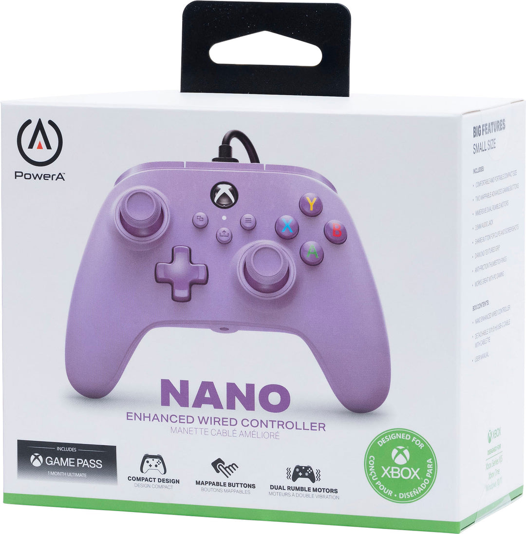 PowerA - Nano Enhanced Wired Controller for Xbox Series X|S - Lilac_7