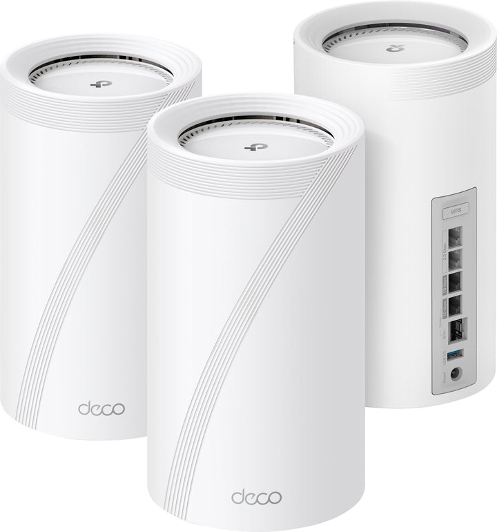 TP-Link - Deco BE85 BE22000 Tri-Band Mesh Wi-Fi 7 System (3-Pack) - White_8