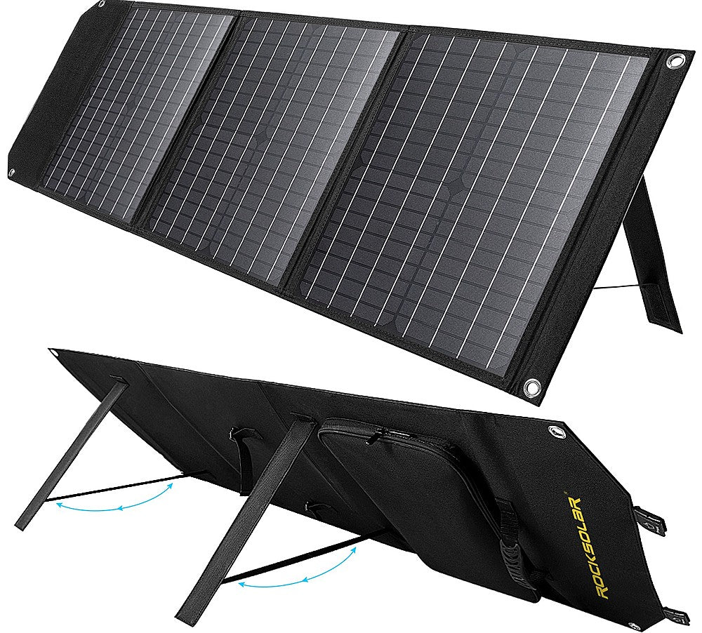 Rocksolar - Foldable 30W Solar Panel - Black_1