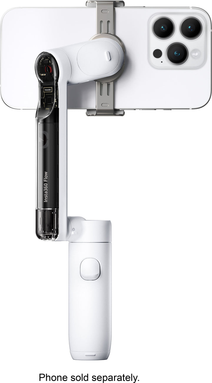 Insta360 - Flow Standard 3-axis Gimbal Stabilizer for Smartphones with built-in Tripod - White_13