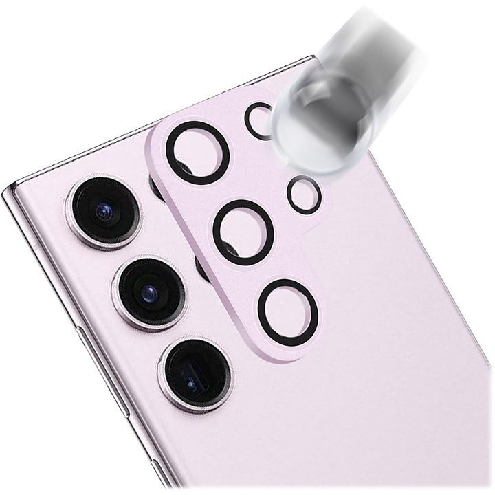 SaharaCase - ZeroDamage Camera Lens Protector for Samsung Galaxy S23 Ultra (2-Pack) - Lavender_2